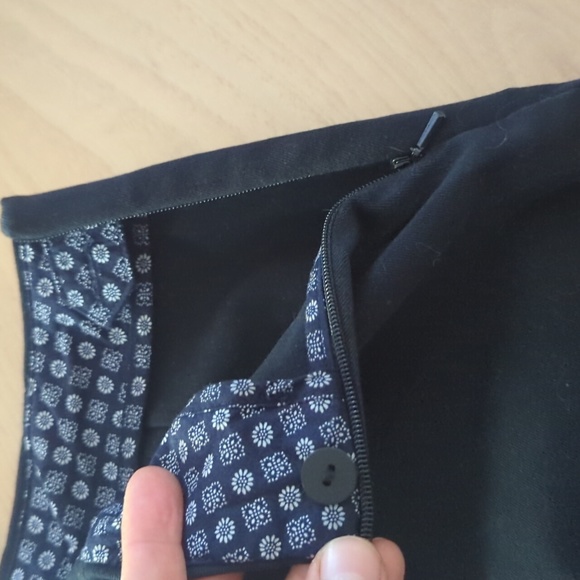 Lands' End stretch skinny pants black 2P - Picture 4 of 6